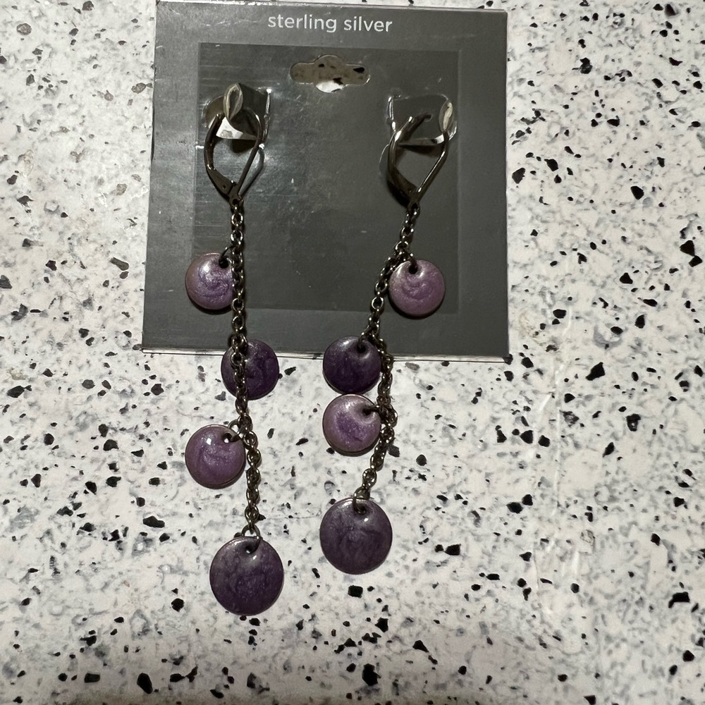 String Silver Beautiful Earrings - image 4